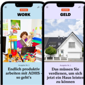 Alle SPIEGEL Extras als Mockup in der Telefonansicht