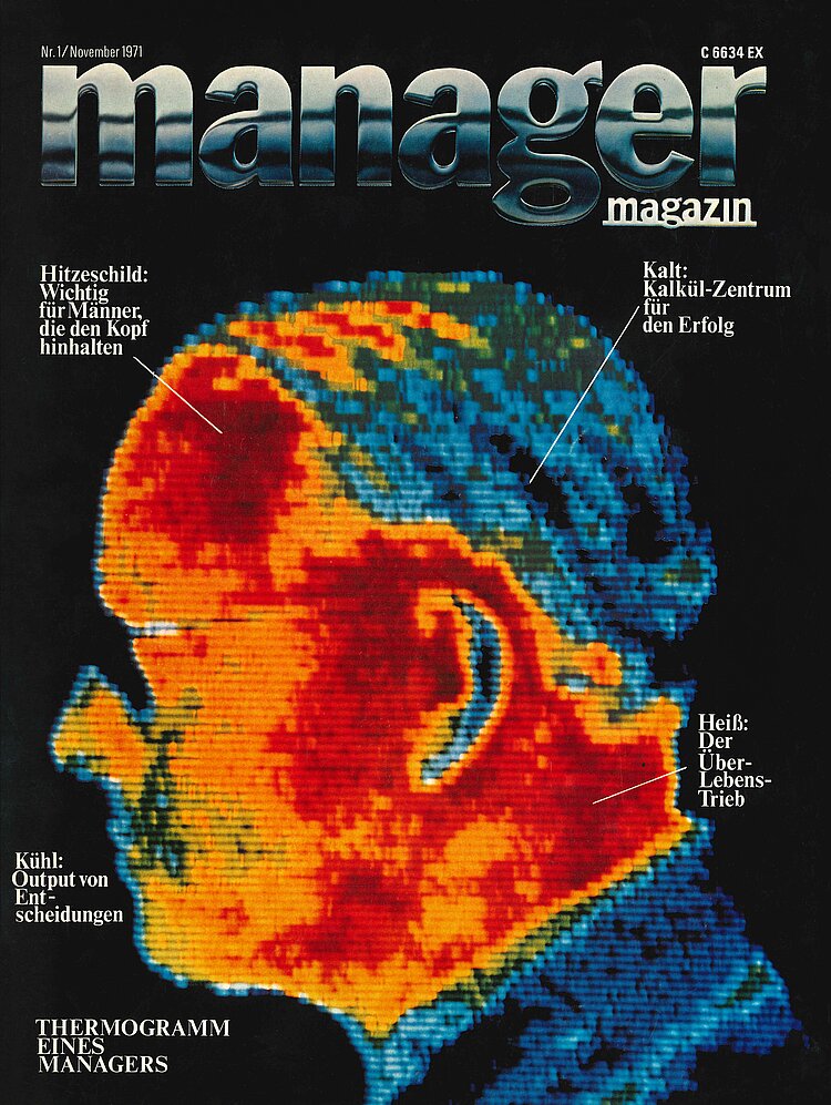 Titelblatt: »manager magazin« vom November 1971