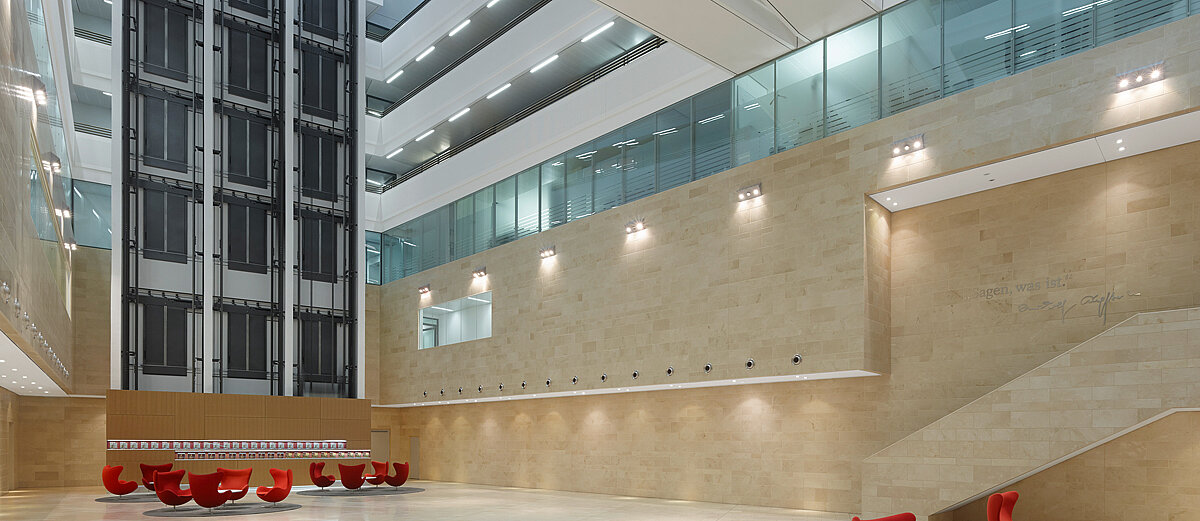 SPIEGEL-Gebäude Atrium
