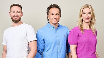 Mark-Olaf Winter, Bastian Nissen und Britta Ermrich