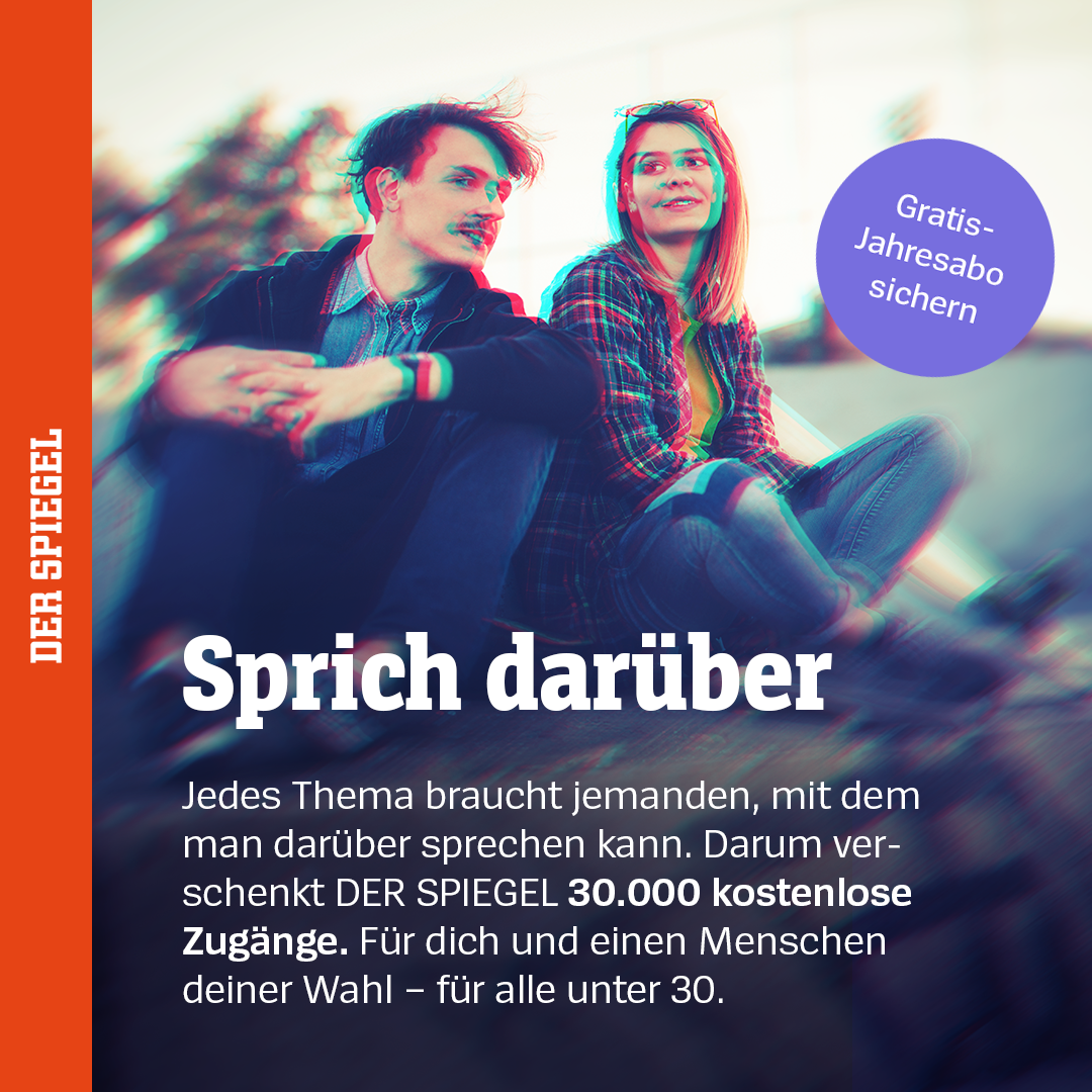 Anzeigenmotiv Sprechen zu U30 Abo-Aktion