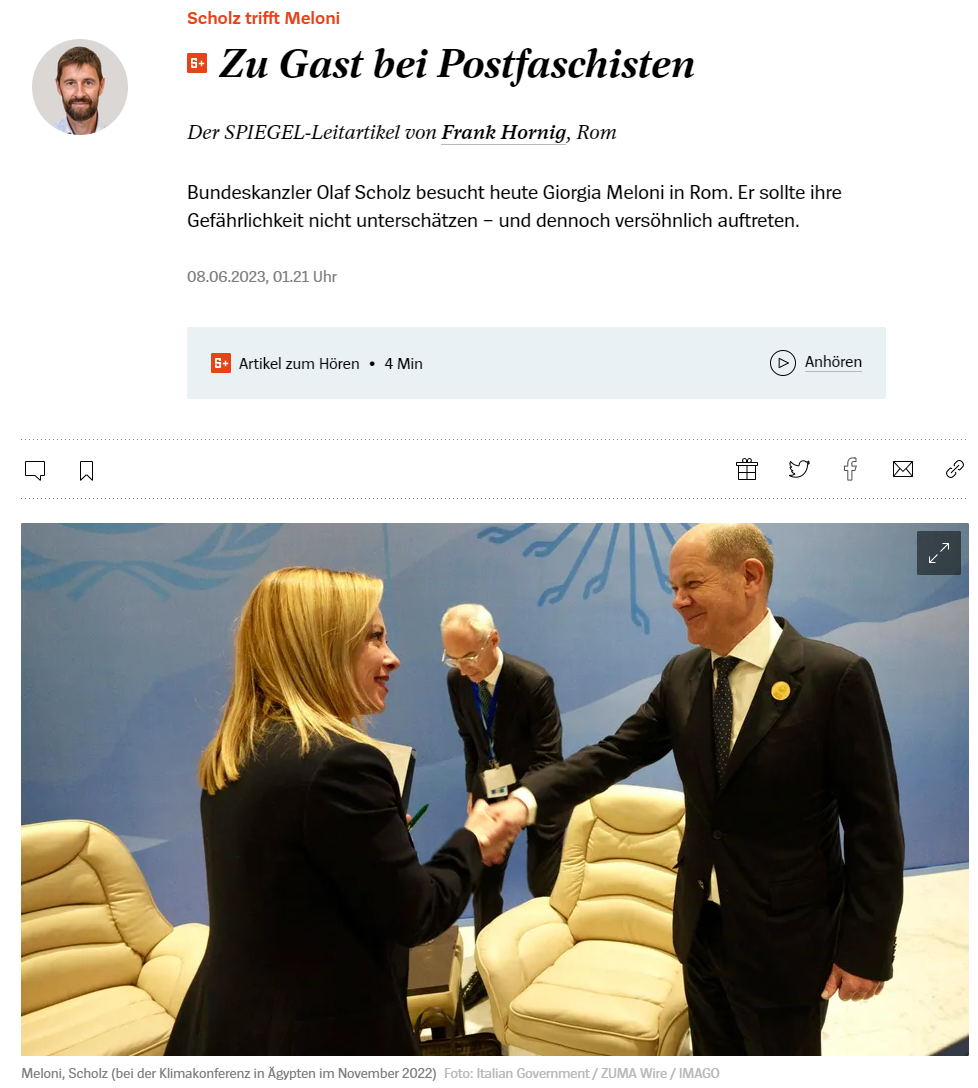 SPIEGEL täglicher Leitartikel