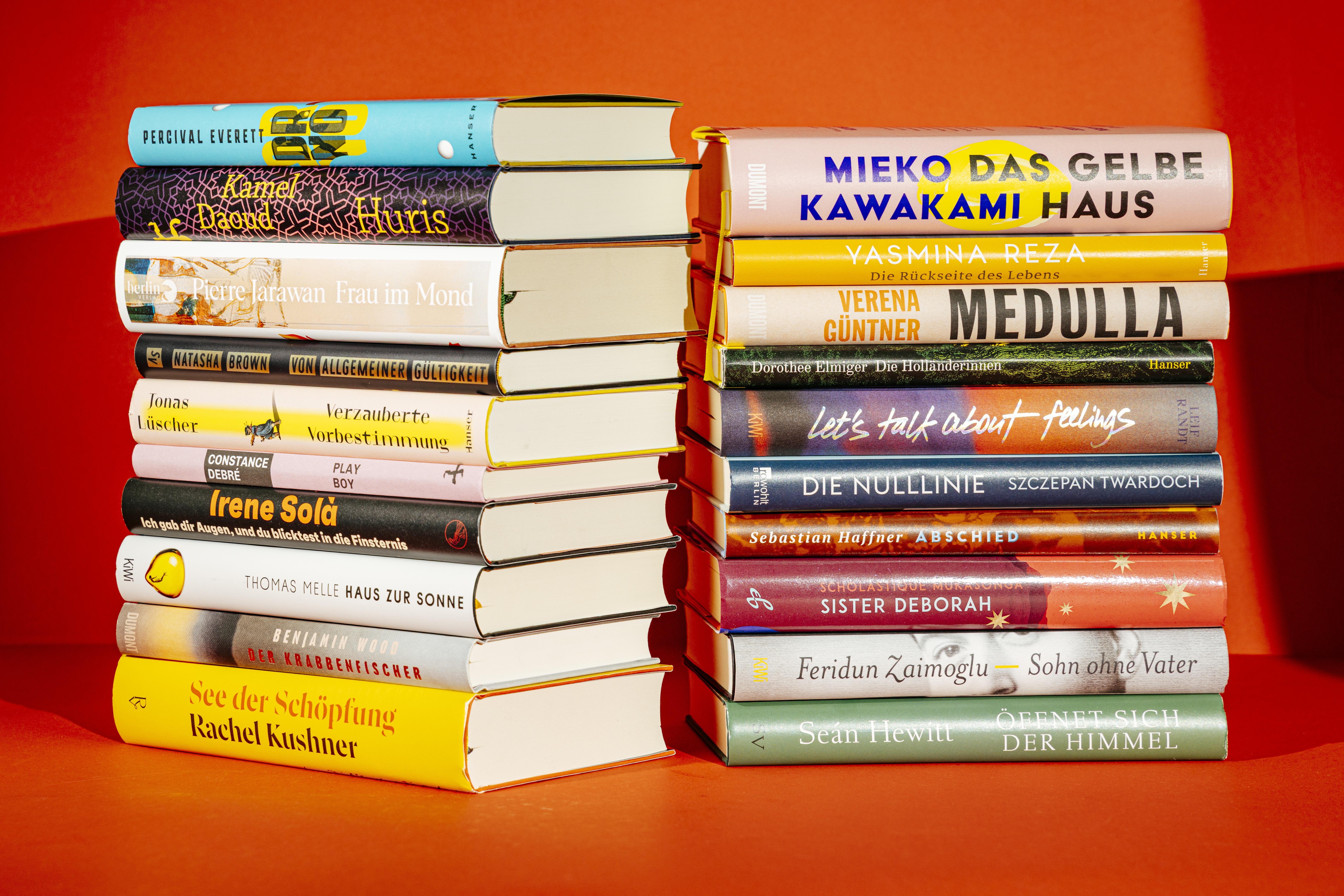 Für den »SPIEGEL Buchpreis 2025« nominierte Bücher